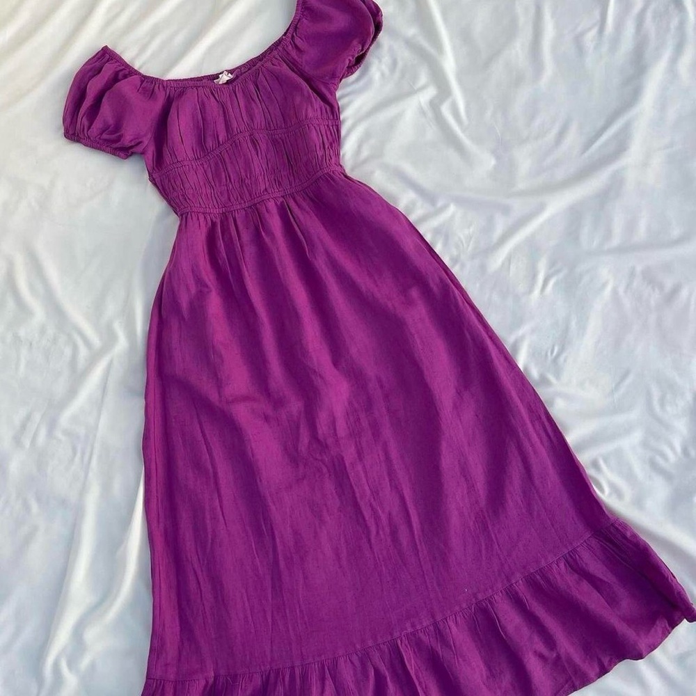 off the shoulder pink dress. 🩷